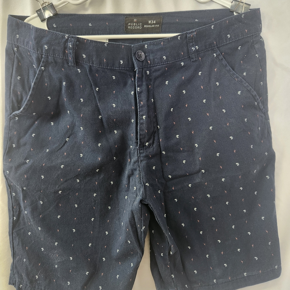 Public Rec Navy Patterned Men's Shorts